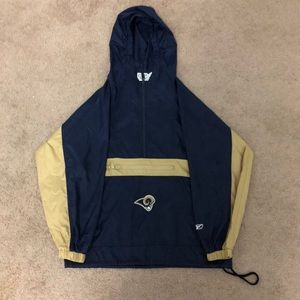 9/10 Condition Los Angeles Rams Windbreaker